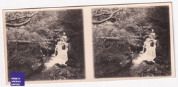 L' Ardoisière Près De Vichy 1940s Photo Stéréoscopique 12,8x5,8cm Cascade Sur Le Sichon Allier A70-69 - Photos Stéréoscopiques