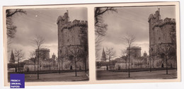 Les Tours Du Vieux-Port De La Rochelle 1940s Photo Stéréoscopique 12,8x5,8cm Charente-Maritime Tour Architecture A70-73 - Photos Stéréoscopiques