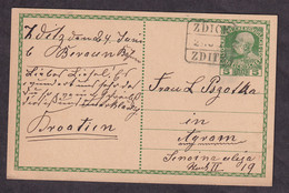 AUSTRIA - Old Stationery Sent To Agram (Zagreb) / 2 Scans - Andere & Zonder Classificatie