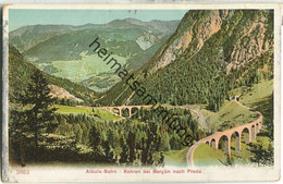 Albula-Bahn - Kehren Bei Bergün Nach Preda - Bergün/Bravuogn