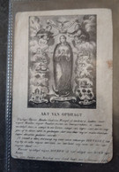 DOODSPRENTJE PASTOOR AUGUSTINUS VANDERSCHAEGHE, TIELT 1808, LOVENDEGEM, EVERGEM 1844, AKTE VAN OPDRAGT - Images Religieuses