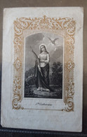 DOODSPRENTJE BEGIJN MARIA FRANC. BUYSSE EVERGEM 1780 GENT 1850, GROOT BEGIJNHOF CONVENT TEN BERGEN GENT, STE CATHERINE - Devotion Images