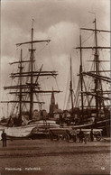 ! 1929 Foto Ansichtskarte Aus Flensburg, Segelschiffe, Hafen, Harbour - Cargos