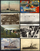 NAVAL Modern Album Of 144 Cards Incl. Naval Ships, Barracks, Naval Personnel, Life In The Navy Etc. - Ohne Zuordnung