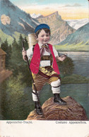 Costumes (Suisse) - Appenzeller Tracht - Costume Appenzellois Carte Gauffrée - Costumes