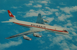 AIRPLANE Swissair DC - 8 Jet 19?? - 1946-....: Ere Moderne