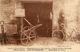 Montech * Cpa Pub , Maison ANTONIER * Cycles Vélos Motos , Réparations En Tous Genres * Commerce - Montech