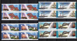 Russia 2009 Block Architectural Structure Bridges Bridge Architecture Geography Places Stamps MNH Michel 1575-1578 - Nuovi