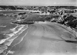 22-ERQUY- VUE AERIENNE PLAGE DE CAROUAL ET POINTE DE LA HEUSSAYE - Erquy