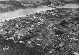 22-TREGUIER-VUE AERIENNE L APLACE ET LA CATHEDRALE - Tréguier