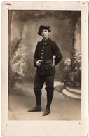 Militaire 1914 - 30e BCA Bataillon De Chasseurs Alpins à Pied Carte Photo Envoyée De Grenoble - Chasseur Alpin - Oorlog 1914-18