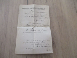 Copie Originale D'époque Nomination Laborde Maire De Beaumont Tarn Et Garonne - Historische Dokumente