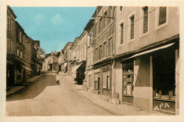 Monclar De Quercy * La Grande Rue Du Village * Commerces Magasins - Altri & Non Classificati