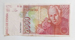 Spagna 2000 Pesetas 1992, Circolata - [ 4] 1975-…: Juan Carlos I.