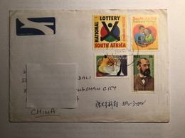 South Africa Cover Sent To CHINA - Brieven En Documenten