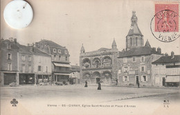 86 - Très Belle Carte Postale Ancienne De  CIVRAY   Place D'Armes - Civray