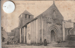 86 - Très Belle Carte Postale Ancienne De  COLOMBIERS   L'Eglise - Autres & Non Classés