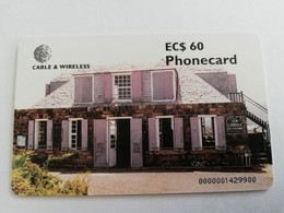 ANTIGUA  $60,- CHIPCARD THE LOOKOUT ,SHIRLEY HEIGHTS    Fine Used Card  ** 9180 ** - Antigua Et Barbuda