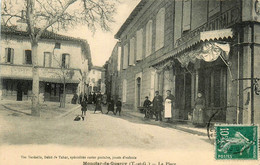 Monclar De Quercy * La Place Du Village * Boucherie Centrale * Café - Montclar De Quercy