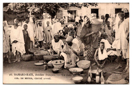 Delcampe - Soudan - Bamako-Kati - Un Coin Du Marché - Sudan