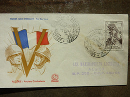 1954 FDC  Anciens Combattants   Y&T = 309     TBE - FDC