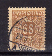 DANEMARK Denmark 1907 Journaux Yv 7 OBL - Postage Due