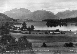 - LOCH LEVEN AND THE SLEEPING CHANCELLOR, GLEN COE.  - Scan Verso - - Perthshire