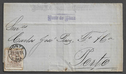 PORTUGAL COVER - SELO D.LUIS FRENTE 25 R. - PONTE DE LIMA (STB16) - ...-1853 Prefilatelia