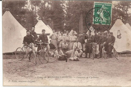 CAMP DE MAISONS LAFFITTE  -  OUVRIERS ET CYCLISTES - Maisons-Laffitte