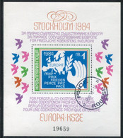 BULGARIA 1984 European Security And Disarmament Conference Block  Used .  Michel Block 139 - Used Stamps