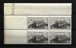 BLOC DE QUATRE N° 28 ( Numéroté 81342) NEUF** - Unused Stamps