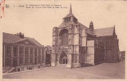 1 - Diest - St. Sulpitiuskerk (1417-1534) En Stadhuis - Eglise St. Sulpice (1417-1534) Et Hôtel De Ville - Diest