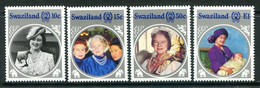 Swaziland 1985 Life And Times Of Queen Elizabeth The Queen Mother Set MNH (SG 486-489) - Swaziland (1968-...)