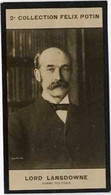 ► Henry Petty-Fitzmaurice (5e Marquis De Lansdowne)  -  2eme Collection Photo Felix POTIN 1908 - Félix Potin