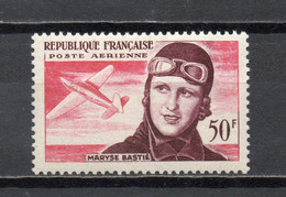 FRANCE PA  N° 34  NEUF AVEC CHARNIERE COTE 5.00€    MARYSE BASTIE  AVION - 1927-1959 Ungebraucht