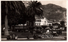 Monte Carlo - Les Jardins Et Le Café De Paris - Cafes & Restaurants