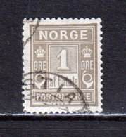 NORWAY - 1889-1915 Postage Due 1o Used As Scan - Oblitérés