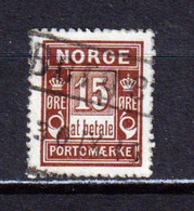 NORWAY - 1889-1915 Postage Due 15o Used As Scan - Gebruikt