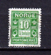 NORWAY - 1921-23 Postage Due 10o Used As Scan - Gebruikt