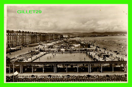RHYL, PAYS DE GALLES - WEST PARADE FROM THE PAVILION - TRAVEL IN 1937 - EXCEL SERIES - REAL PHOTOGRAPH - - Denbighshire