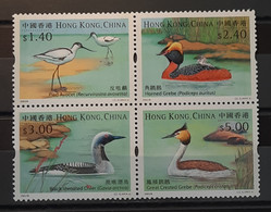 2003 - Hong Kong - MNH - Water Birds -  Block Of 4 Stamps - Joint With Sweden - Nuevos