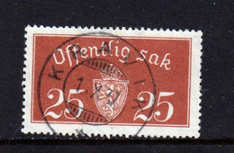 NORWAY - 1933-37 Official Offset 25o Used As Scan - Servizio
