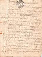 GENERALITE De  PARIS  1723 -  P.P .1 SOL - 4 D.I.A. F ( Petit Papier 1 Sol  - 4 DENIERS - Seals Of Generality