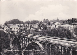 CARATE BRIANZA (MB) CARTOLINA - PONTE SUL LAMBRO - VIAGGIATA PER MILANO - Monza