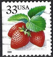United States 1999 - Mi 3111 BDl - YT 2875 ( Fruits : Strawberries ) Perf. 11¼ X 11½ - Usados