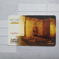 PALESTINE-(PA-G-0029)-Jerusalem-(75)-(105units)-(1248027146186)-(1/1/2012)-used Card-1 Prepiad Free - Palestina