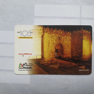 PALESTINE-(PA-G-0029)-Jerusalem-(78)-(105units)-(2030289246104)-(1/1/2012)-used Card-1 Prepiad Free - Palestina