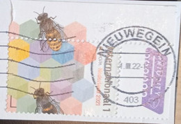 2021 Bienen Eckrandstück Gestempelt - Gebraucht