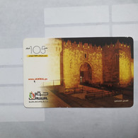 PALESTINE-(PA-G-0029)-Jerusalem-(80)-(105units)-(2127162534515)-(1/1/2012)-used Card-1 Prepiad Free - Palestina