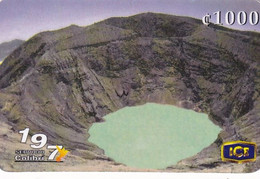 COSTA RICA - Volcano, Parque Nacional Volcan Irazu, ICE Tel Prepaid Card C 1000, 04/00, Used - Costa Rica